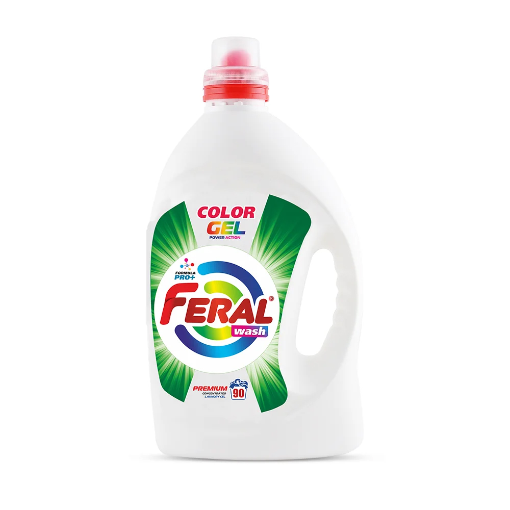 Гель для прання кольорових речей концентрований Feral Color, 4500мл